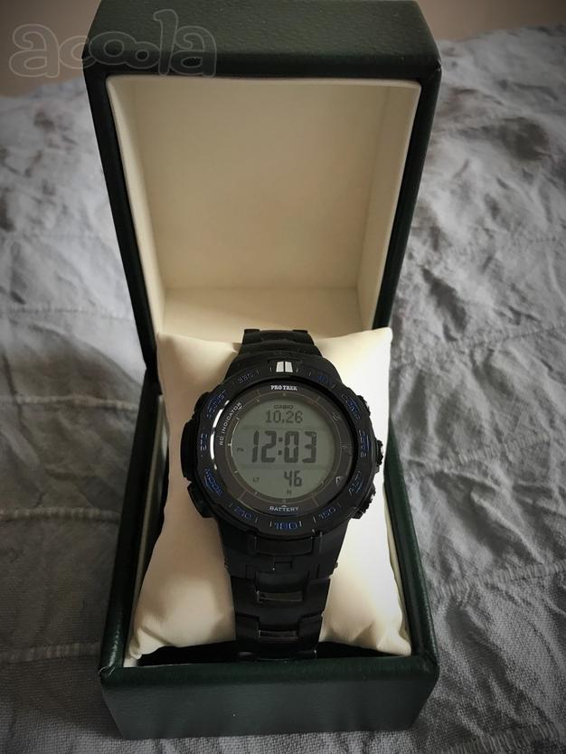 Часы Casio PRW-3100YT-1. Чёрный Титан. Limited Edition. Ограниченная серия