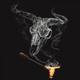 Футболка Buckwear  Smoke Bull Skull