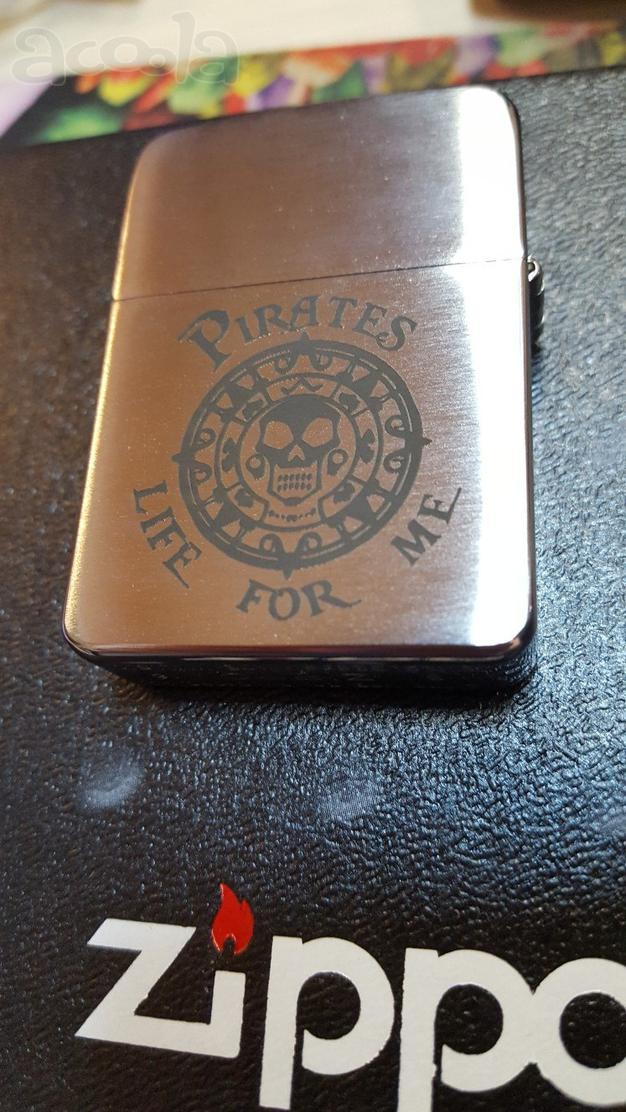 Лазерная гравировка на зажигалках Zippo