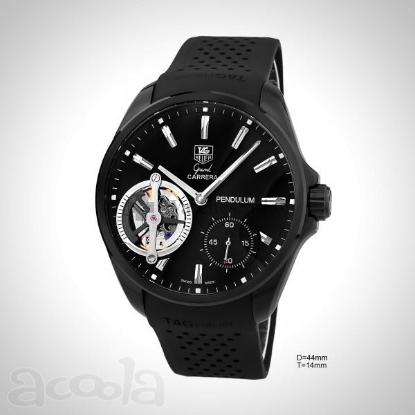 TAG Heuer Чёрный каучуковый ремешком №1028