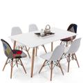 Дизайнерский стул Eames DSW белый