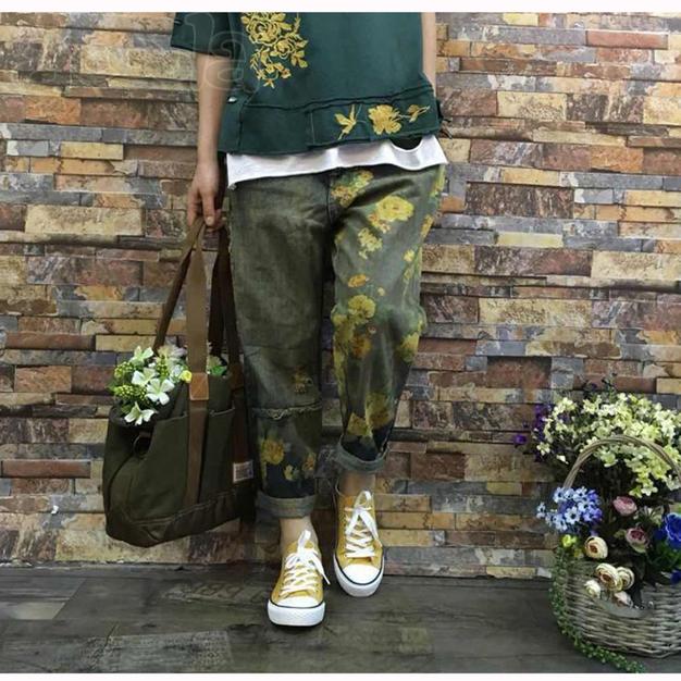 Повседневные американские джинсы в стиле ‘’Streetwear-2018’’
