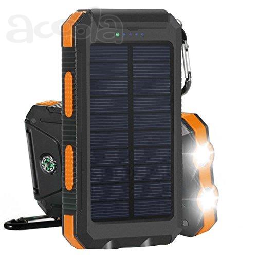 Powerbank от солнечной энергии 20 000 mAh + наушники