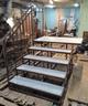 Крыльцо на металлокаркасе с ДПК от производителя