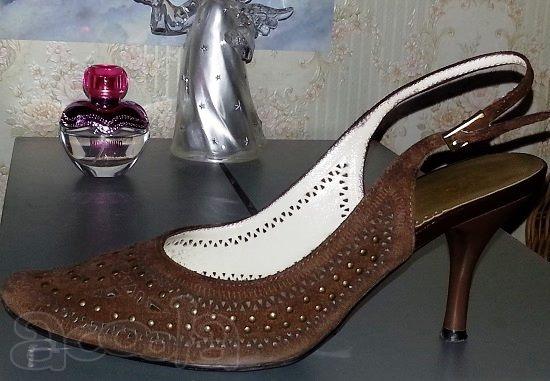 Босоножки натуральная замша, Moda donna, 35 размер.