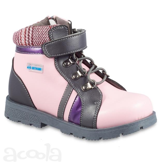 Детские ортопедические ботинки ORTMANN kids Boston, цвет розовый. Б/У. Германия.