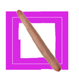 ДВУСТОРОННИЙ КОФЕЙНЫЙ ДИЛДО 16" TAPERED DOUBLE DILDO - 40,6 СМ. от Love Monster