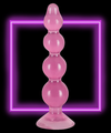 ФИОЛЕТОВЫЙ СТИМУЛЯТОР-ЁЛОЧКА BEADS - 13 СМ. от Love Monster