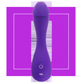 ФИОЛЕТОВЫЙ ВИБРАТОР DEVIL DICK - 16 СМ от Love Monster