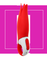 КРАСНЫЙ ВИБРАТОР SATISFYER POWER FLOWER С ЛЕПЕСТКАМИ от Love Monster
