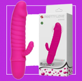 РЕБРИСТЫЙ ВИБРАТОР С ОТРОСТКОМ ARND - 11,5 СМ. от Love Monster
