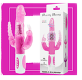 РОЗОВЫЙ ВИБРАТОР-РОТАТОР - 22,3 СМ. от Love Monster