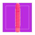 РОЗОВЫЙ ВИБРАТОР СО СПИРАЛЕВИДНЫМ РЕЛЬЕФОМ SORORITY SCREW - 12,75 СМ от Love Monster