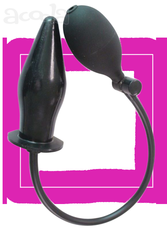 ЧЁРНЫЙ С РАСШИРЕНИЕМ PUMPN PLAY PLUG - 12 СМ. от Love Monster