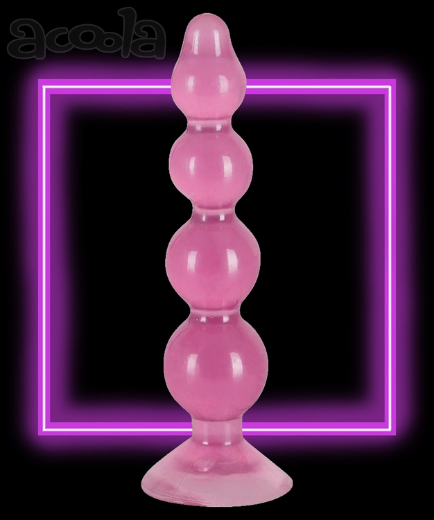 ФИОЛЕТОВЫЙ СТИМУЛЯТОР-ЁЛОЧКА BEADS - 13 СМ. от Love Monster
