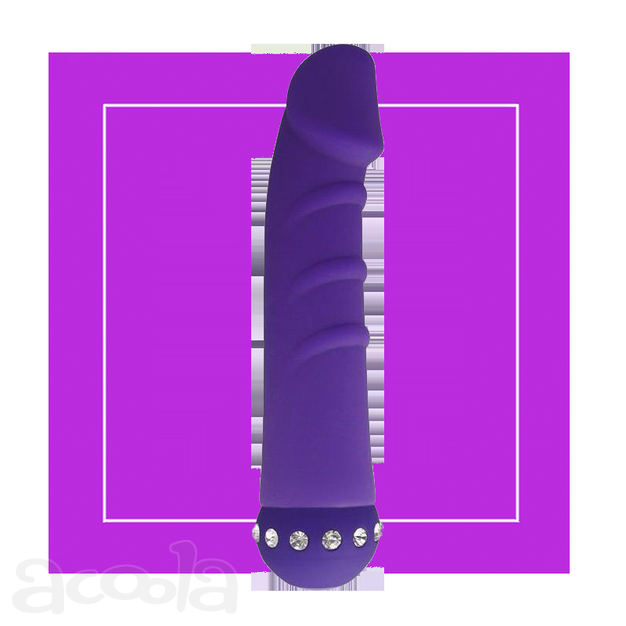 ФИОЛЕТОВЫЙ ВИБРАТОР SPARKLE SUCCUBI VIBRATING DONG - 14,5 СМ от Love Monster