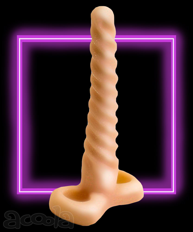 СПИРАЛЕВИДНЫЙ ТЕЛЕСНЫЙ ПЛАГ - 15 СМ. от Love Monster