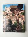 Колготки новые charmante италия 42 44 46 s м 80 den бежевые с рисунком цветы чёрные сбоку плотные по