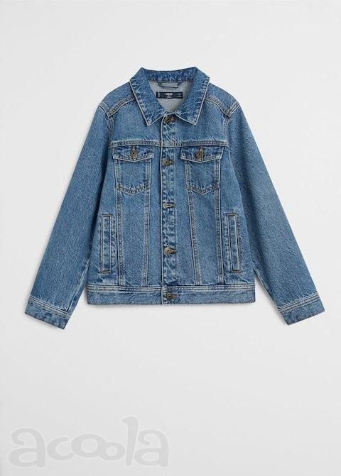 Куртка новая джинсовая mango на мальчика синяя 146 152 см xs s xs детская
