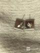 Серьги пусеты бижутерия стразы сваровски swarovski сиреневый фиолетовый кристаллы камни украшение мо
